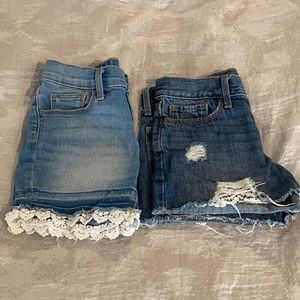 2 pair of Old Navy girl Shorts size 10